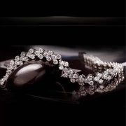 Fashion Women's Crystal Bracelet Gold And Silver Rose Gold Color Bracelet  Magnetic Therapy Bracelet Health Jewelry