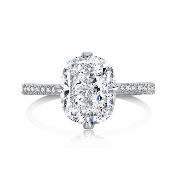 Jewelry 18k Gold And Silver Zircon Ring