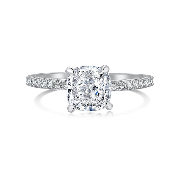 Jewelry 18k Gold And Silver Zircon Ring