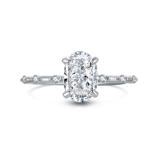 Jewelry 18k Gold And Silver Zircon Ring