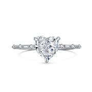 Jewelry 18k Gold And Silver Zircon Ring