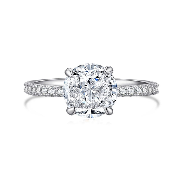 Jewelry 18k Gold And Silver Zircon Ring